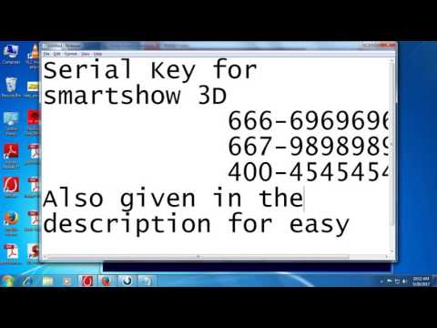 Smartshow 3d Serial Key